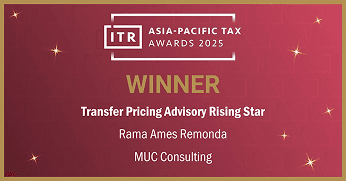 Individual | Transfer Pricing Advisory Rising Star | 2025 Individual | Transfer Pricing Advisory Rising Star | 2025